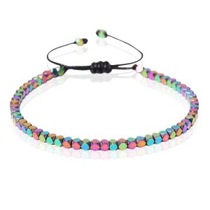 LGT JWLS Dames Armband - 4mm Cube Multi