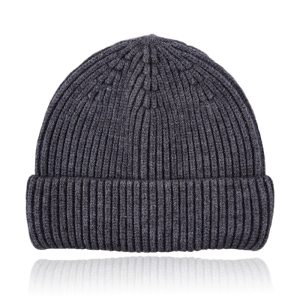 LGT JWLS Donkergrijs Beanie Muts voor Dames Medium Pasvorm