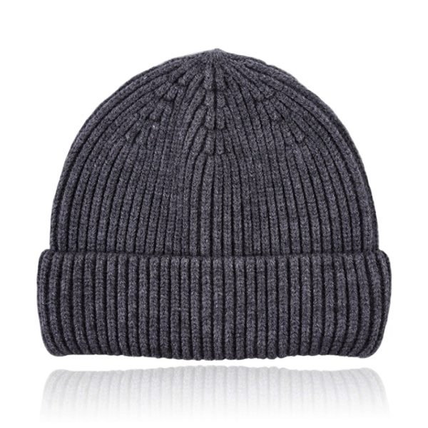 LGT JWLS Donkergrijs Beanie Muts voor Dames Medium Pasvorm