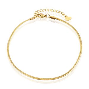 LGT JWLS Enkelband Herringbone Goud - 2mm