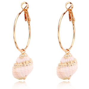 LGT Jewels Damesoorbellen met Leunende Schelp