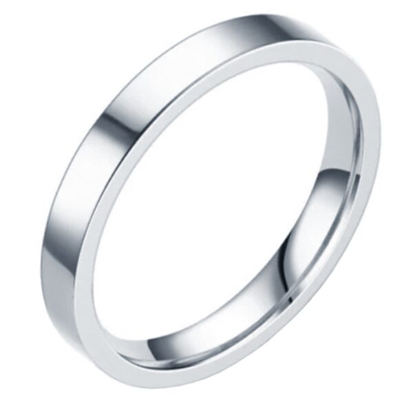 LGT Jewels smalle stalen ring Zilverkleurig 3mm-20mm