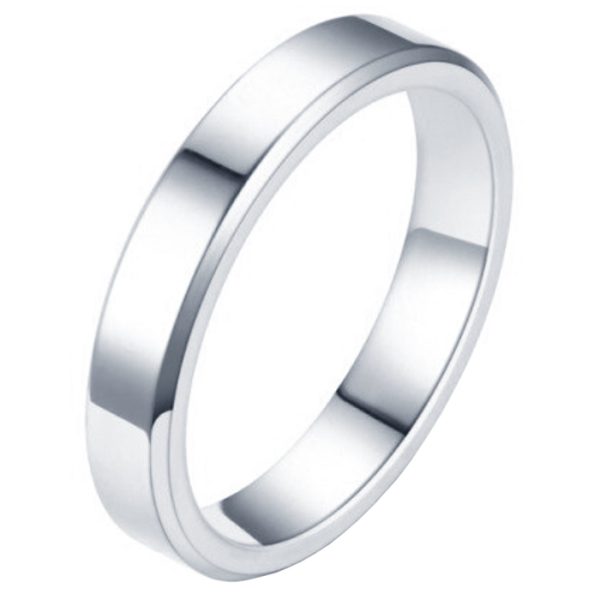 LGT Jewels smalle stalen ring Zilverkleurig 4mm-23mm