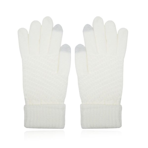 LGT JWLS Dames Touchscreen Handschoenen in Wit