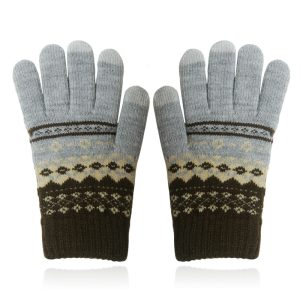 LGT JWLS Winterse Dameshandschoenen - Grijs Bruin