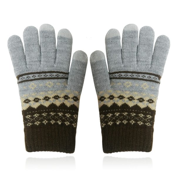 LGT JWLS Winterse Dameshandschoenen - Grijs Bruin