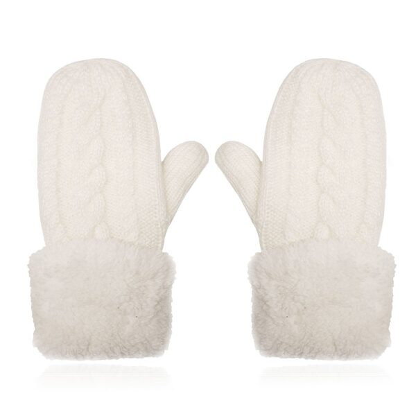 LGT JWLS Witte Gebreide Dameswanten - Warm en Comfortabel