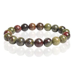 Memphis Natuursteen Armband 10mm - Dragon Blood Stone