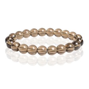 Memphis Natuursteen Armband 10mm - Smoky Quartz