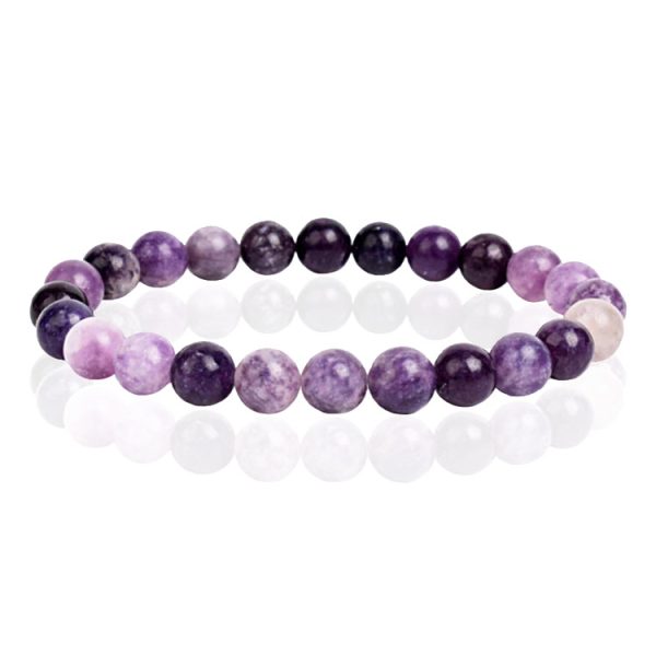 Natuursteen Armband met 8mm Kralen Memphis - Kunsite