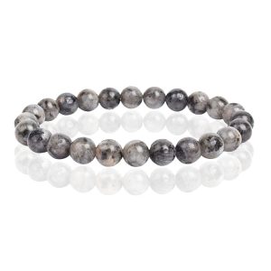 Natuursteen Armband met 8mm Kralen Memphis - Labradorite