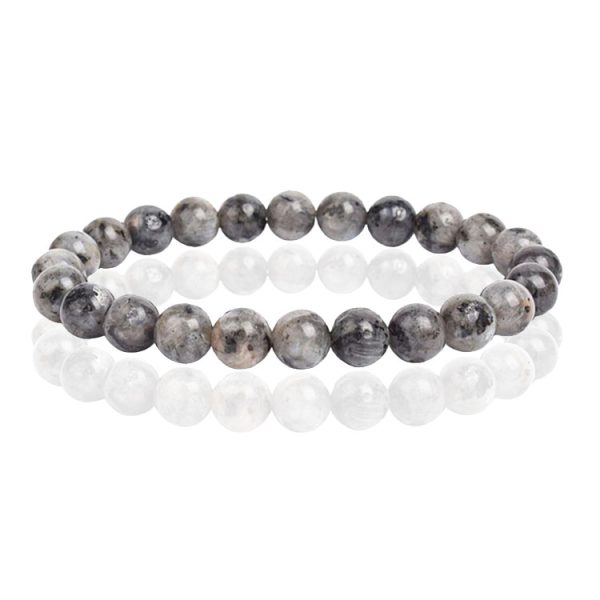 Natuursteen Armband met 8mm Kralen Memphis - Labradorite