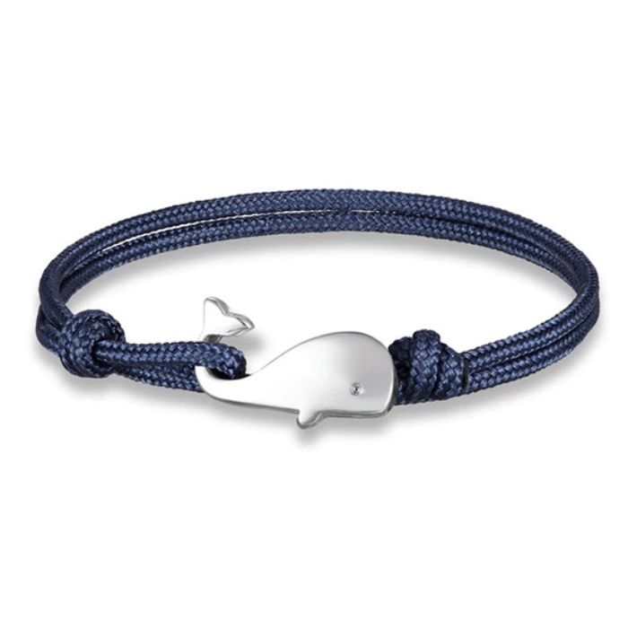 Parachute koord armband LGT Jewels Walvis Anker Navy Blauw 1 Parachute koord armband LGT Jewels Walvis Anker Navy Blauw