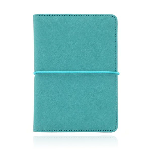 Paspoort Cover met elastiek - PU Leer Groen