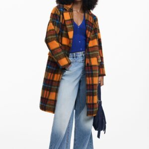 OVERSIZED RUITEN JAS - ORANGE - XL