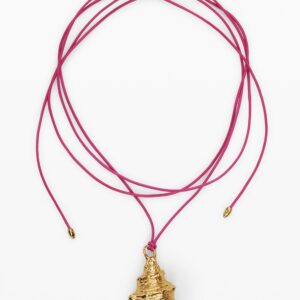 Hanger koord schelp bad goud Zalio - MATERIAL FINISHES - U