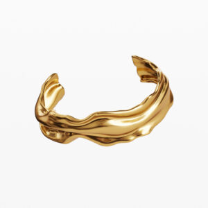 Onregelmatige armband verguld Zalio - MATERIAL FINISHES - U