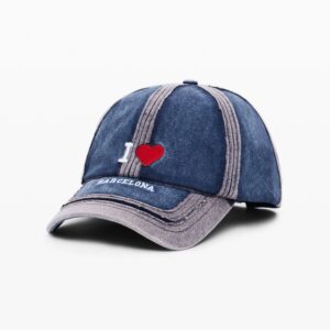 Geborduurde pet "I love Barcelona" Botter - BLUE - U