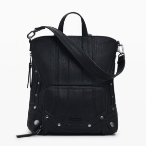 Middelgrote rugzak met borduursels - BLACK - U