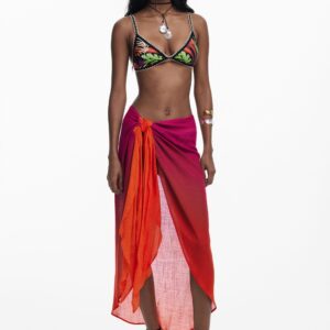 Verloop wikkelrok - ORANGE - U