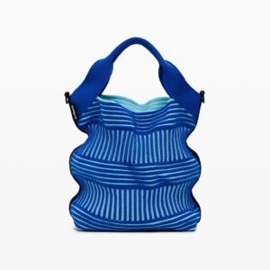 Middelgrote geperforeerde tas - BLUE - U