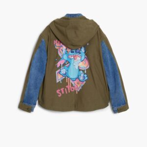 Parka gecombineerd Stitch™ - GREEN - 9/10