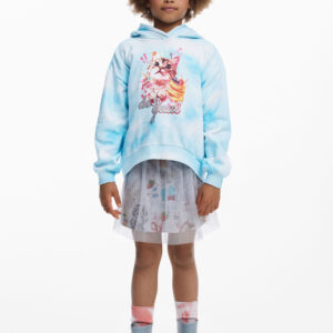 Kattenwolken sweatshirt - BLUE - 7/8