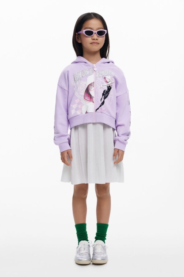 Ghost Spider™ sweatshirt met masker - RED - 5/6