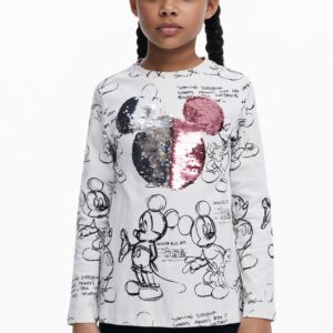 Mickey™ T-shirt met pailletten - WHITE - 7/8
