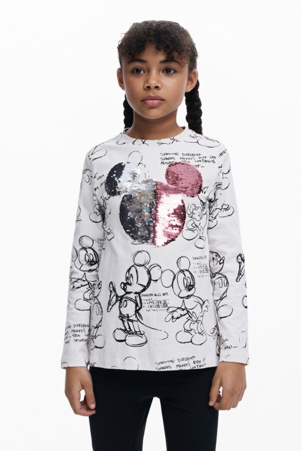 Mickey™ T-shirt met pailletten - WHITE - 7/8