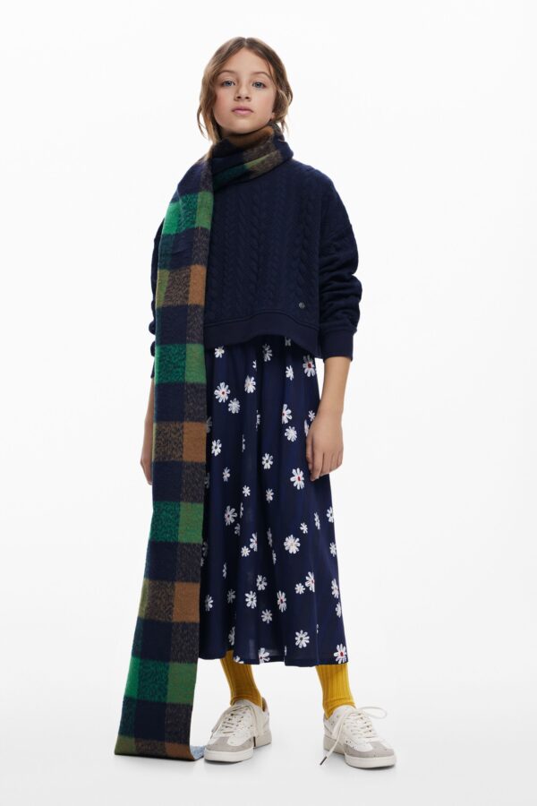 2-in-1 bloemenjurk - BLUE - 5/6