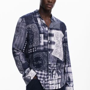 Paisley-overhemd - BLUE - S