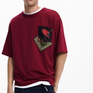T-SHIRT MET ZAK - RED - S