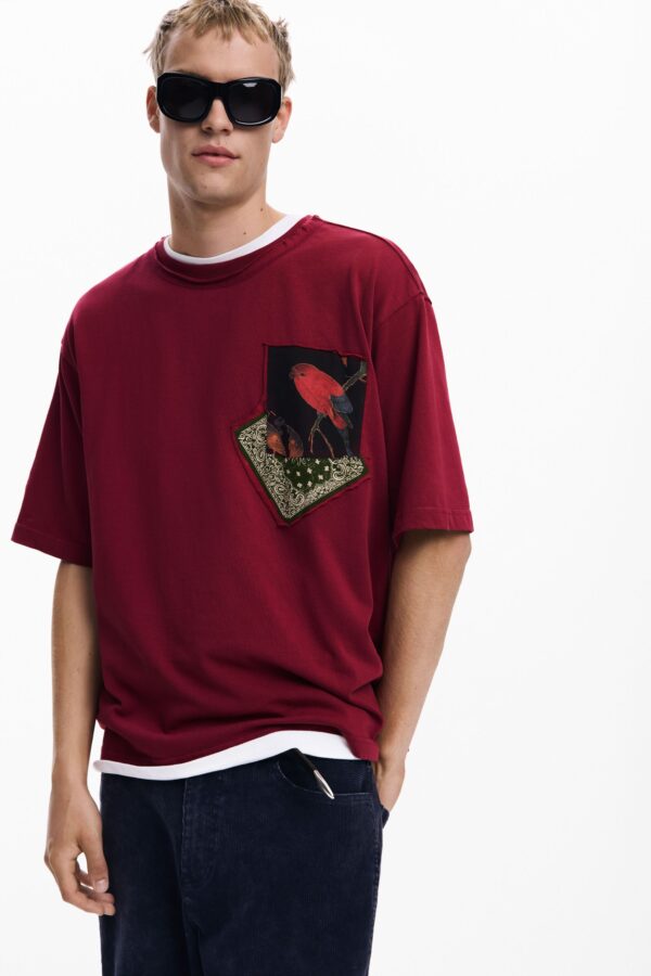 T-SHIRT MET ZAK - RED - S