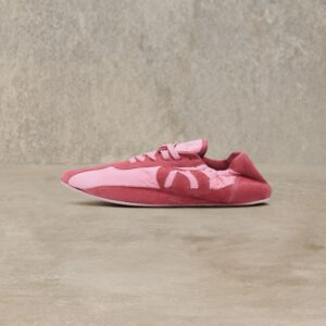 Studio gecombineerde leren sneaker - RED - 40