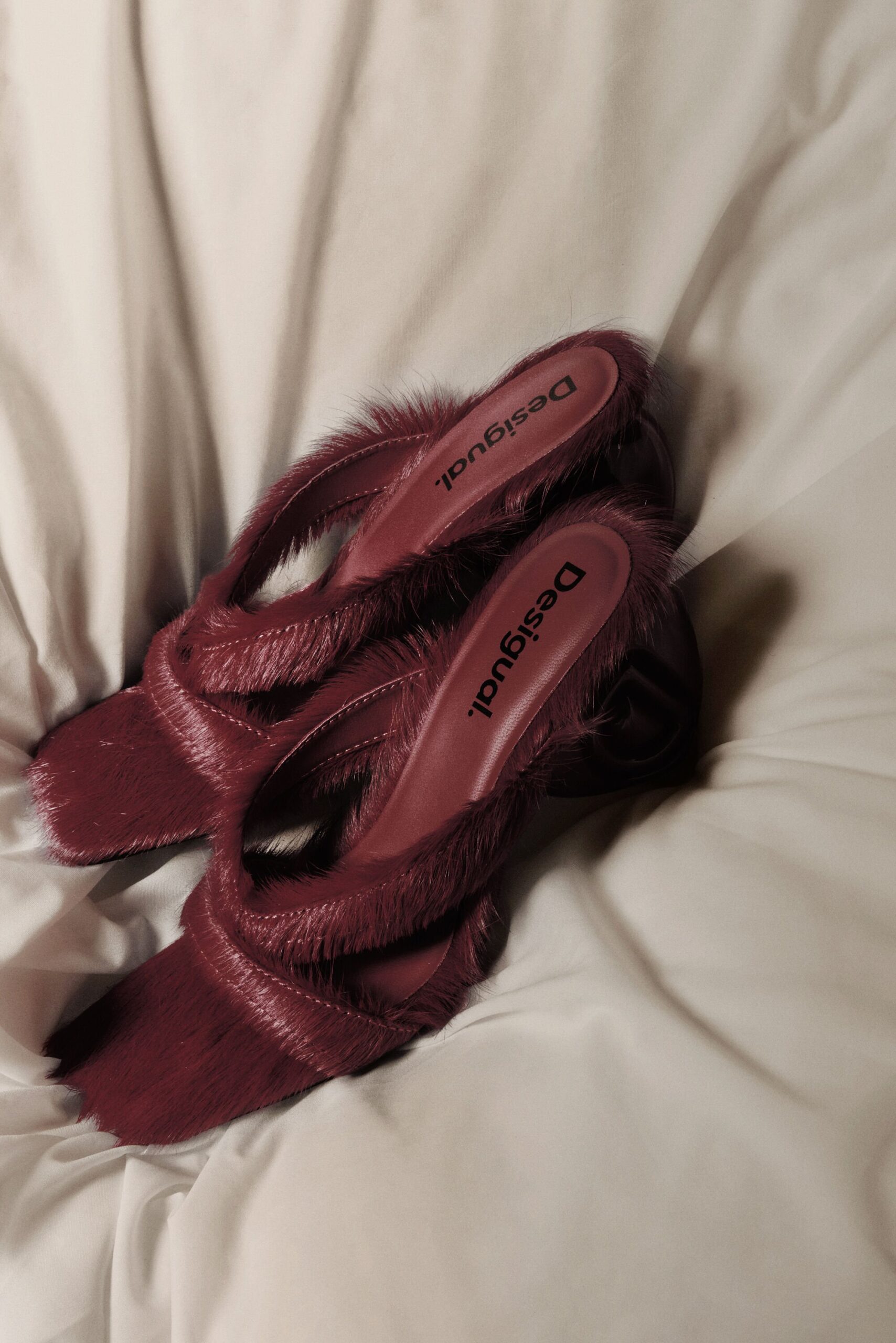 Sandalen met hartvormige pels studio - RED - 41 1 Sandalen met hartvormige pels studio - RED - 41