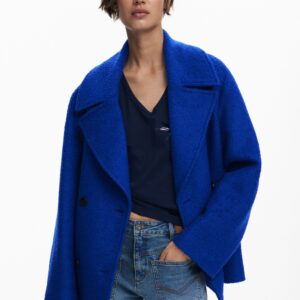 Korte boucléjas - BLUE - M