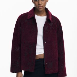 Kort textuurjas - RED - XL