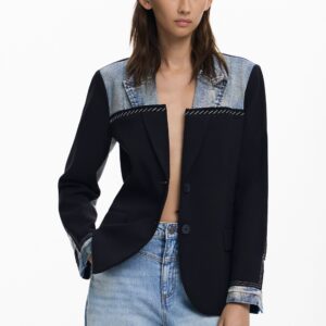 Hybride blazer - BLUE - S