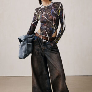 Body met scheuren studio - BLACK - L