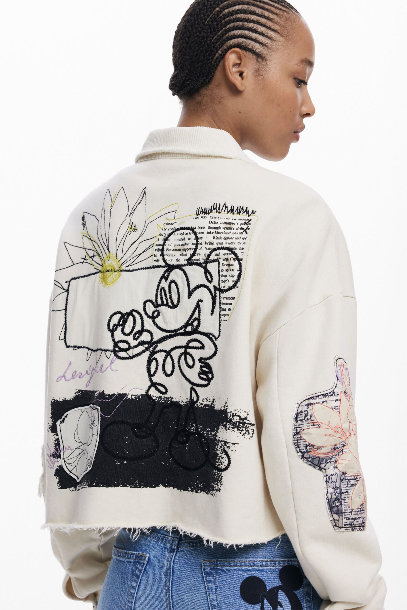 Mickey™ sweatshirt-achtige jas - WHITE - S 1 Mickey™ sweatshirt-achtige jas - WHITE - S