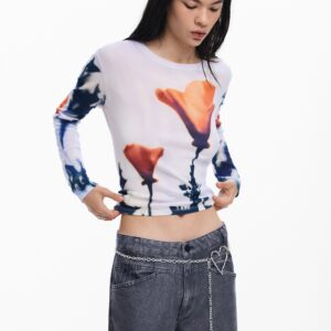 Klaproos T-shirt - WHITE - L