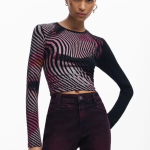 T-SHIRT ONDAS - BLACK - XL