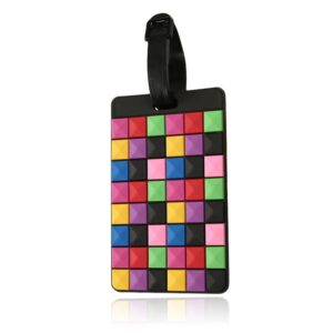 Bagagelabel - Squares