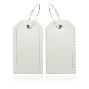 Bagagelabel Wit - Set van 2 stuks