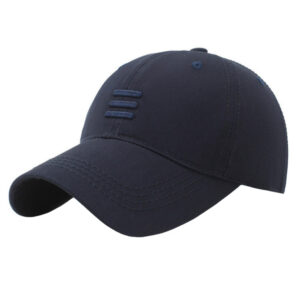 Baseball Cap Triple Stripe - Navy Blue