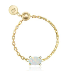 Elenza .925 Zilveren Ring met Opaalsteen