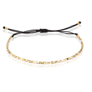 Fijn Kralen Armbandje van Memphis - Licht Bruin