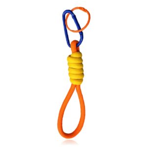 Fluorescerende Lanyard Strap Voor Sleutels - Oranje Geel Blauw