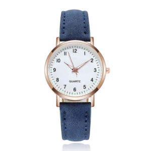 LGT JWLS Dameshorloge met Eenvoudige Uitstraling en Lichtgevende Details Blauw